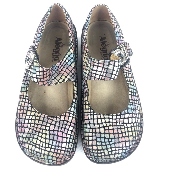 Alegria Shoes - Alegria Paloma Pastel Stone Mary Jane Comfort 38